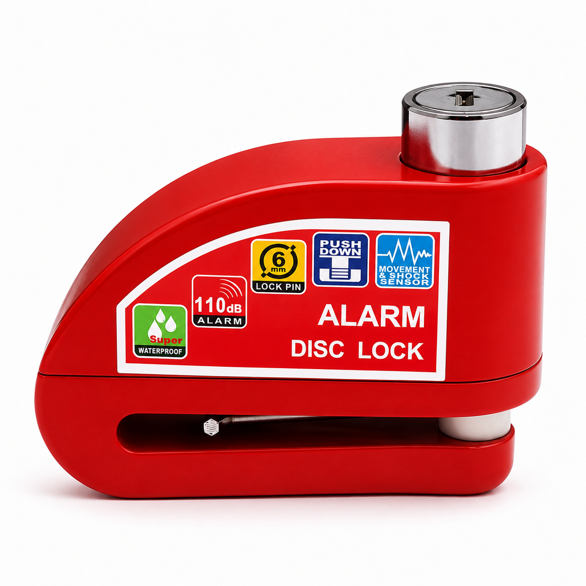 Antivol disque moto avec alarme 110 dB