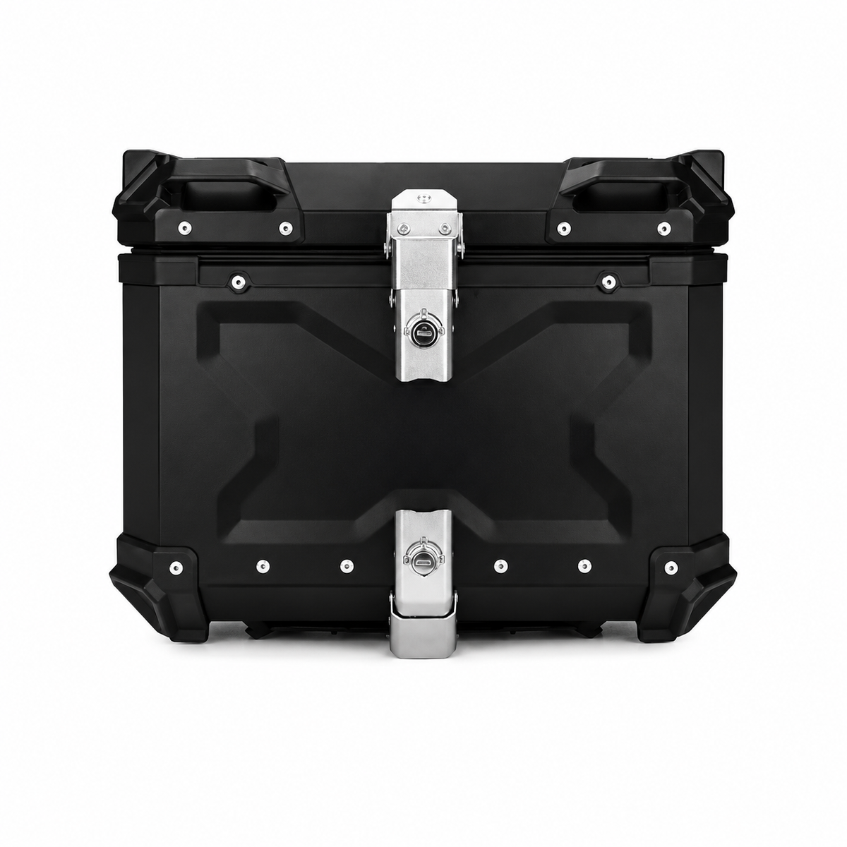 Top Case Moto Aluminium 45L, 55L & 65L | Étanche avec Serrure & Coussin Dorsal