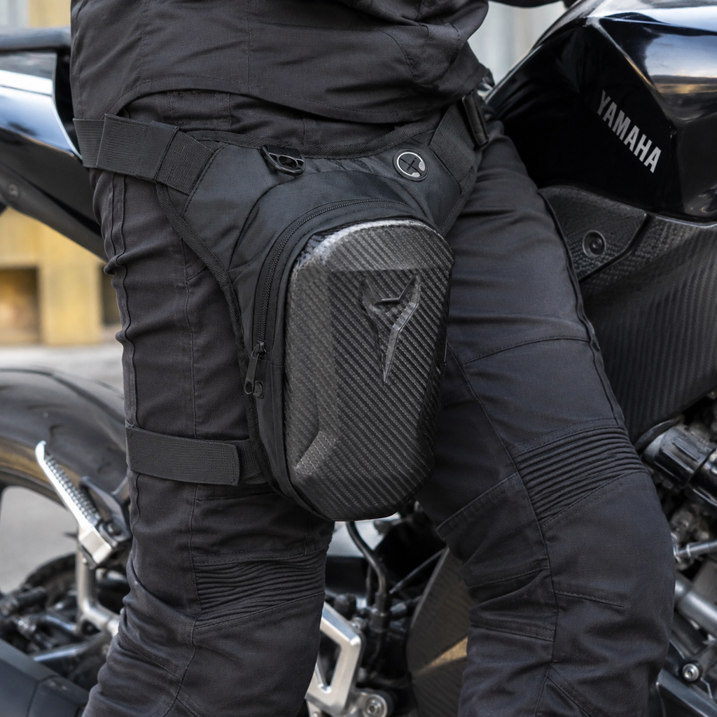 Sacoche de cuisse moto imperméable | Compacte & polyvalente