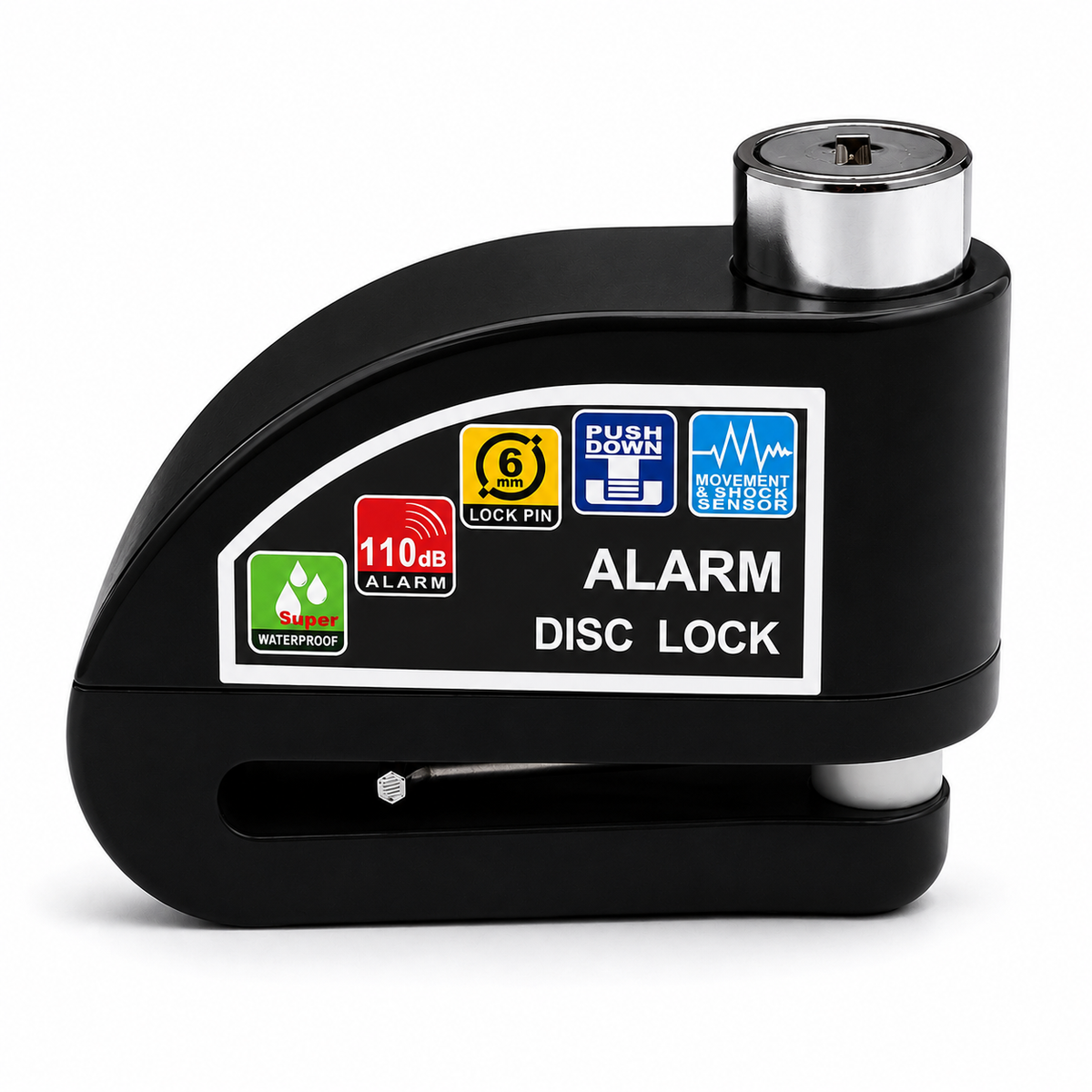 Antivol disque moto avec alarme 110 dB