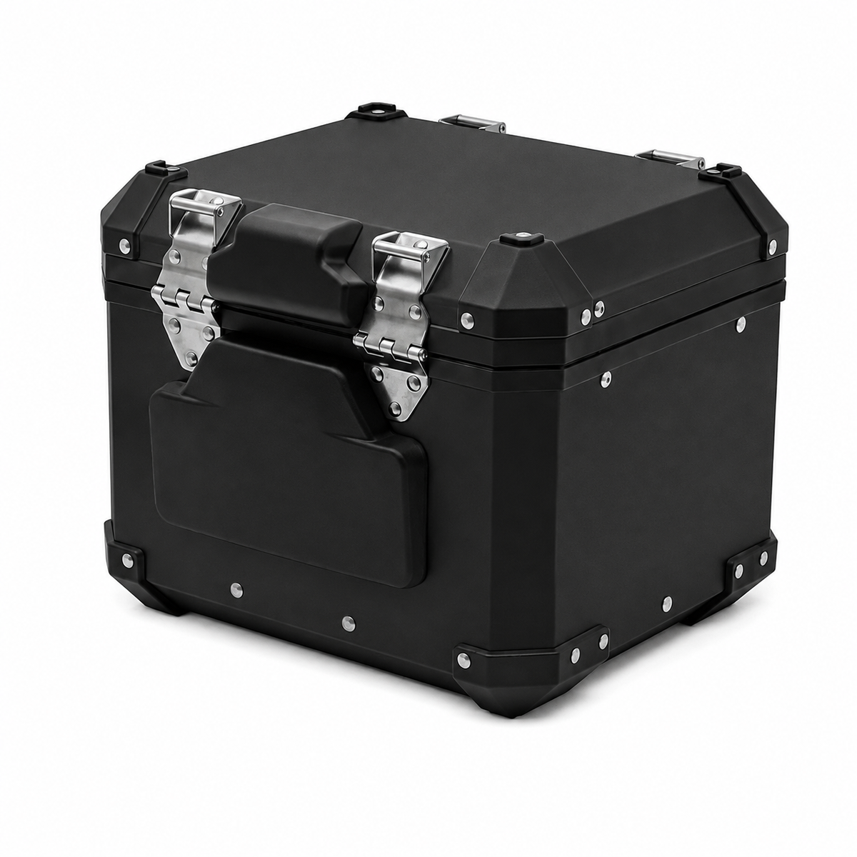 Top Case Moto Aluminium 45L, 55L & 65L | Étanche avec Serrure & Coussin Dorsal