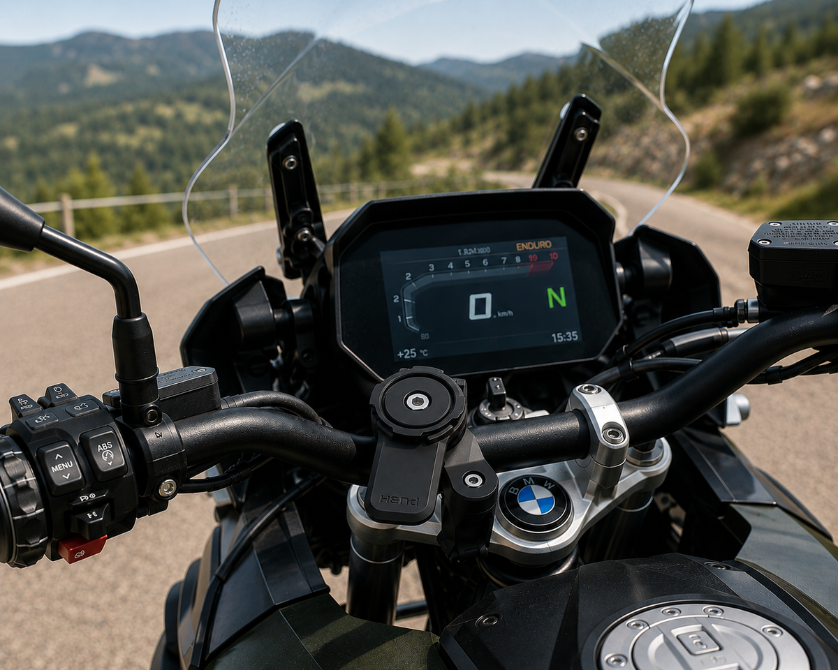 Support téléphone moto anti-vibrations
