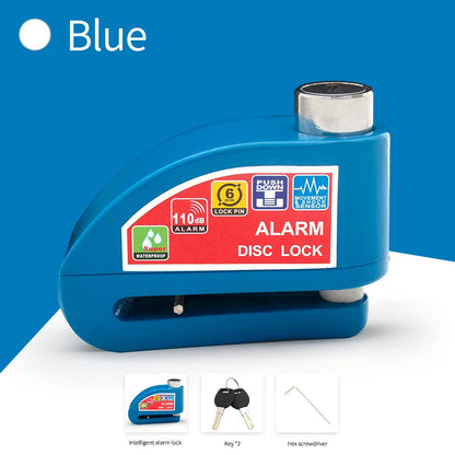 Alarme de verrouillage de moto et de vélo, protection de sécurité, disque de cadenas, alliage d'aluminium, ULde rappel antivol, sac de verrouillage, accessoires de moto