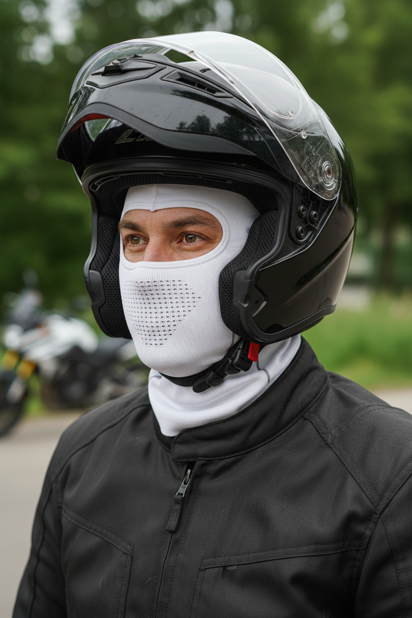 Cagoule moto hiver chaude et respirante