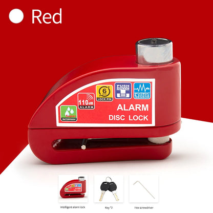 Alarme de verrouillage de moto et de vélo, protection de sécurité, disque de cadenas, alliage d'aluminium, ULde rappel antivol, sac de verrouillage, accessoires de moto