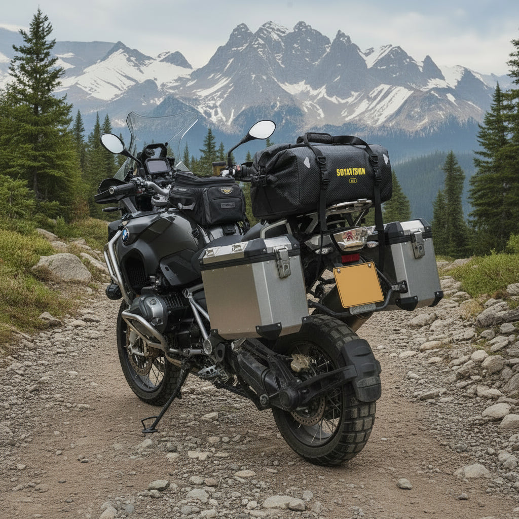 Sac de transport pour moto, sac de selle arrière, sacs de coffre pour Harley Honda, sac de cyclisme, sac de pêche et de navigation, 20L 50L 66L 70L 100L