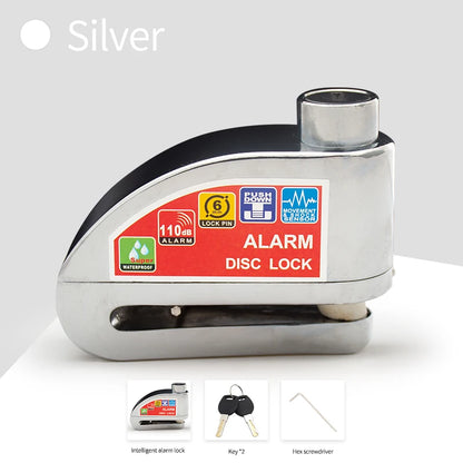 Alarme de verrouillage de moto et de vélo, protection de sécurité, disque de cadenas, alliage d'aluminium, ULde rappel antivol, sac de verrouillage, accessoires de moto