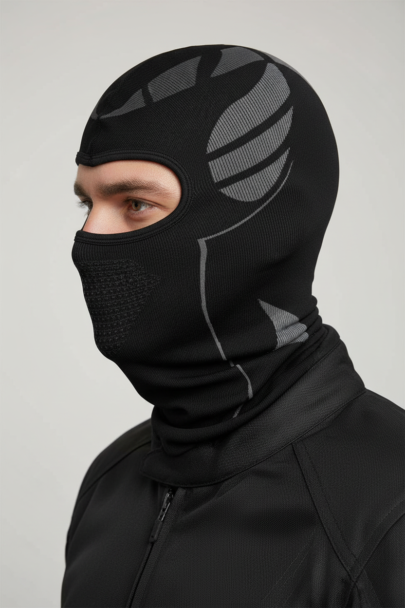 Cagoule moto hiver chaude et respirante