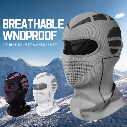 Cagoule pour moto, masque de ski d'hiver pour hommes et femmes, cagoule pleine tête très extensible sous le casque par temps froid