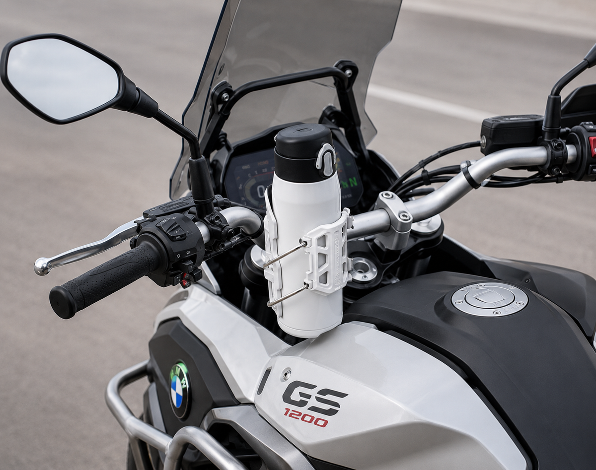 Porte-bouteille réglable pour moto