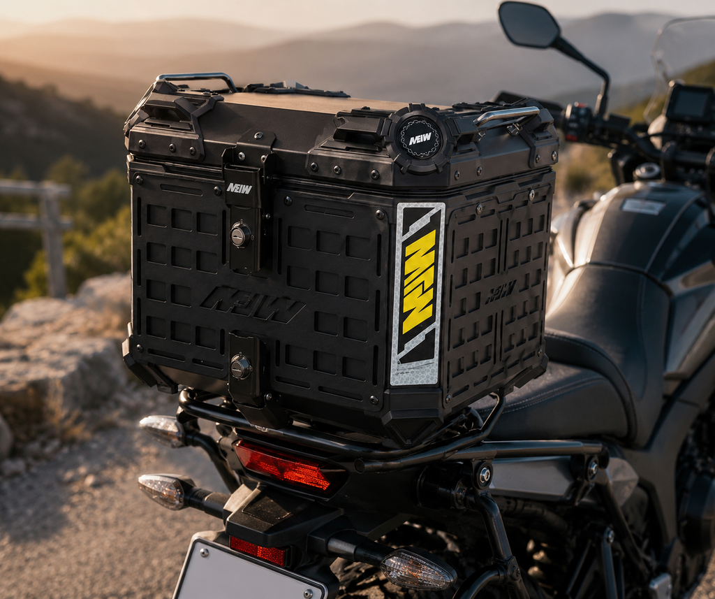 Top Case Moto Aluminium 45L Étanche