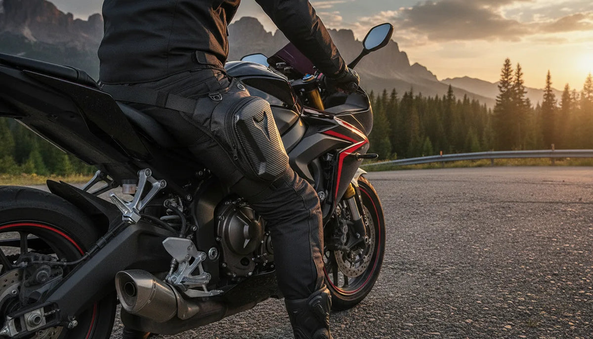 Sacoche Cuissard Moto Imperméable Polyvalente
